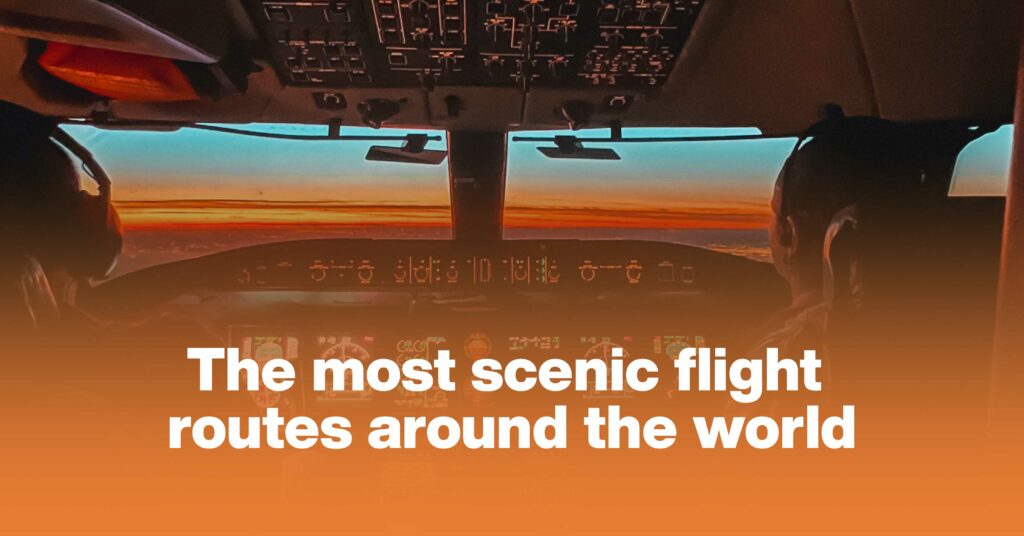 Scenic Flight Routes Around The World
